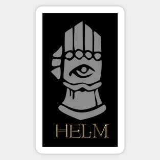 Symbol of Helm DnD Dragon God of Justice. Baldurs gate 3. Sticker